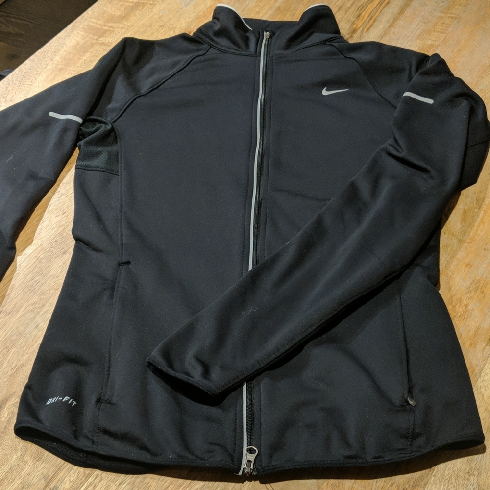 Nike dry fit zippered jacket